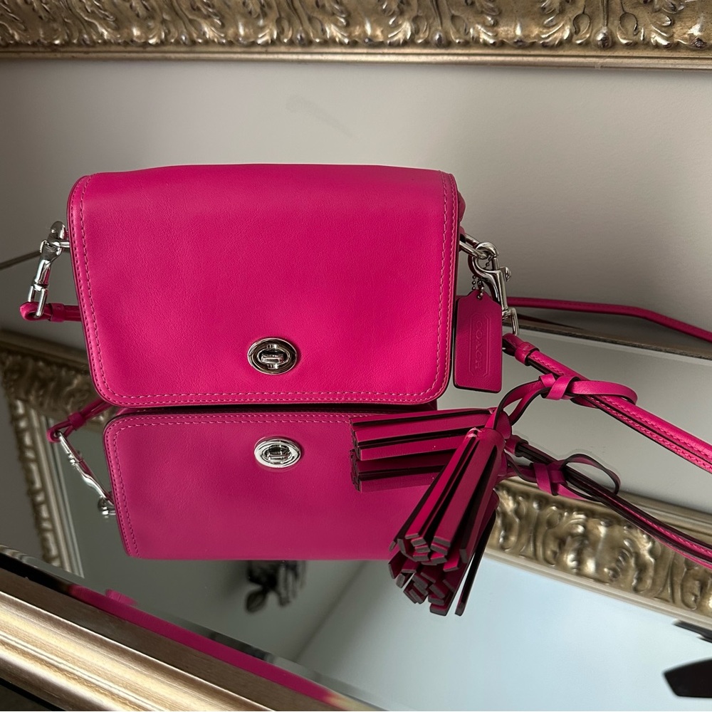 Coach Hot Pink Crossbody Bag Gem